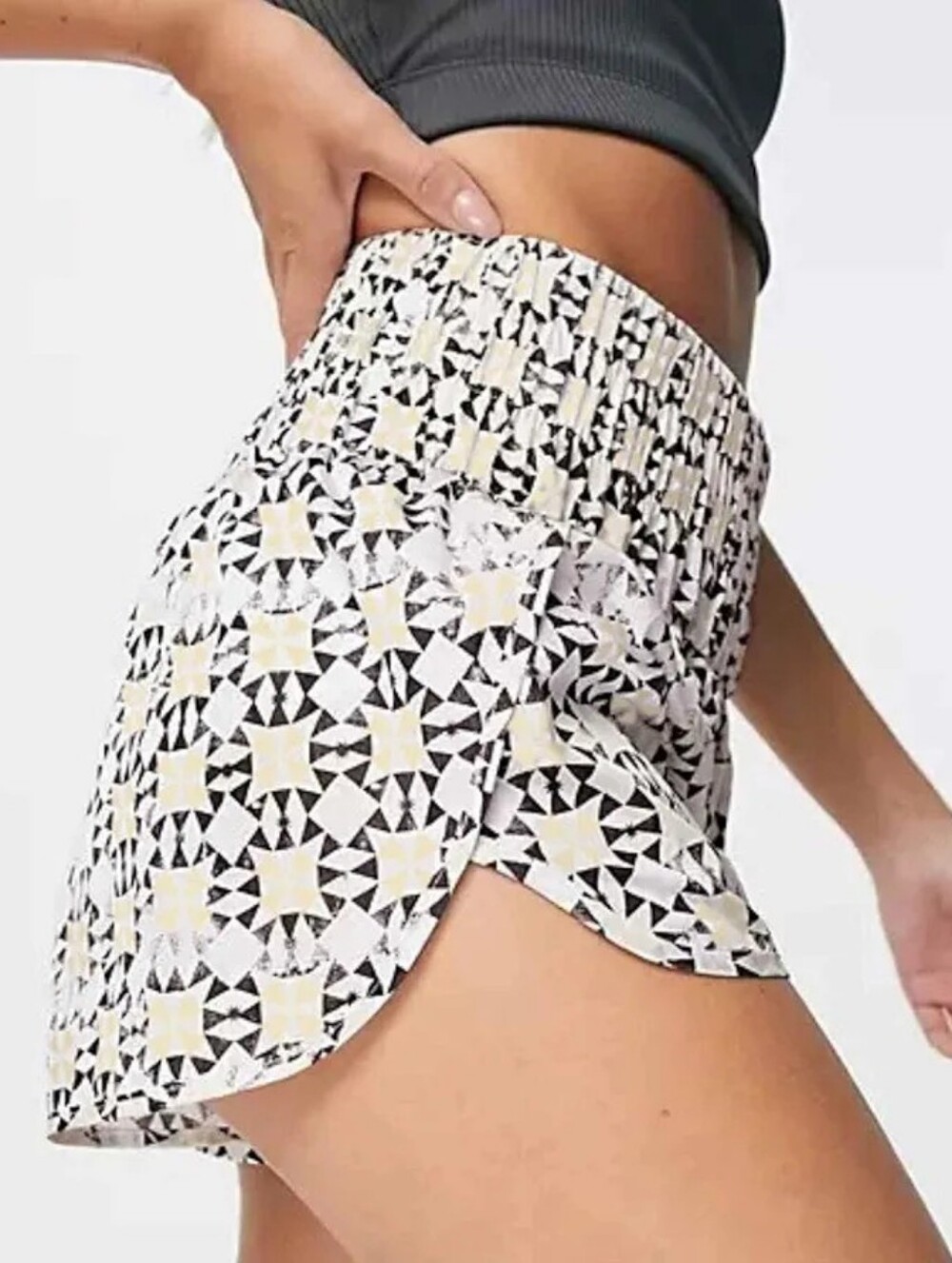 Free People The Way Home Shorts Trance geometric pattern athletic size large